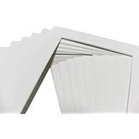 Los mejores  - Chely Intermarket- Cartón paspartú Blanco 10x15 cm (9x13 cm) (10 Unidades x Pack)- Ideal para Fotos- Artes e…